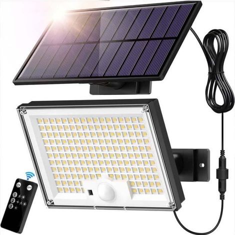 Lampe Solaire - - 172 LED - Détecteur de Mouvement - IP65 - Éclairage Extérieur (1/3)