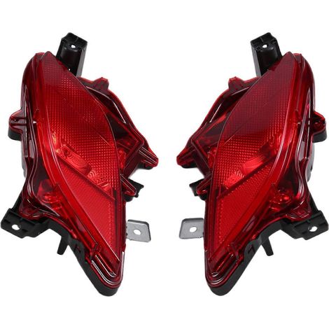Réflecteur de feu stop de pare-chocs arrière compatible avec Highlander 2020-2023, modèles 81480-0E060 et 81490-0E060. (1/5)