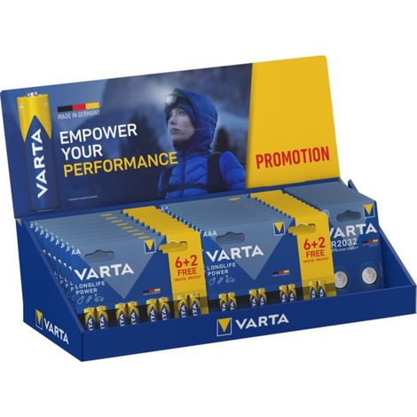 Varta Cr2032 Longlife Power Pile Bouton Lithium Longue Durée - Varta