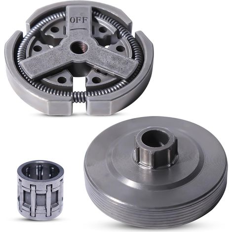 Kit de roulement à aiguilles 3/8" 7T pour tambour d'embrayage et embrayage pour moteur de tronçonneuse 3800 38cc (1/5)