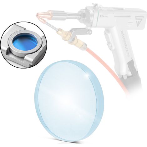 STAHLWERK Fokussierlinse F150 D20X4,5 – Zubehör für handgeführte Laserpistole SUP 23T, Präzise Strahlkontrolle, Fokuslinse Laser-Schweißbrenner, Laser-Schweißlinse, Fokuslinse zum Laserschweißen