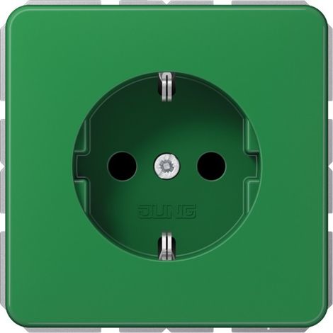 Jung SCHUKO-Steckdose 16A 250V bruchsicher CD 1520 BF GN (1/2)
