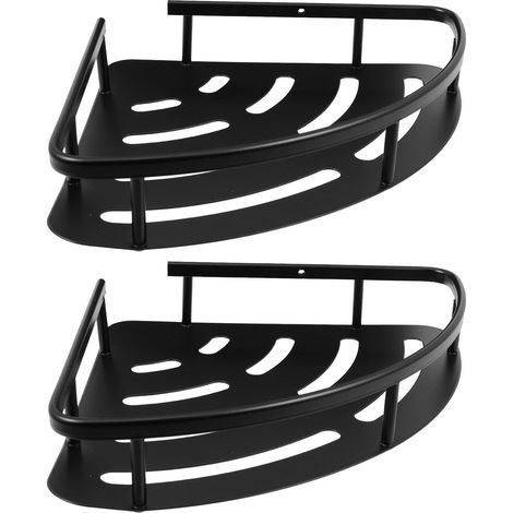 Étagère triangulaire de salle de bain GARVALON sans clous (1/5)