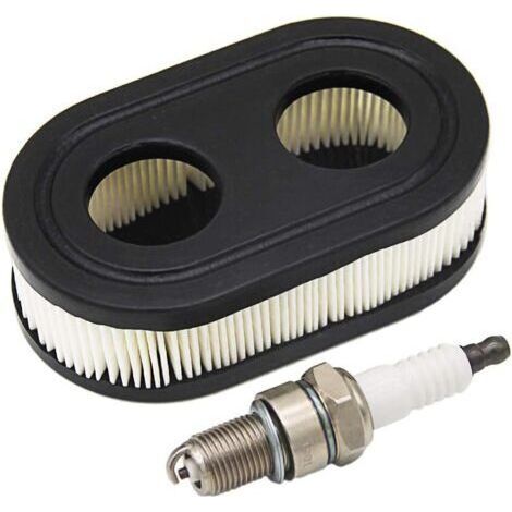 BUNTHAUS Filtre à air & Bougies d’allumage pour Moteurs Briggs & Stratton 550E 550EX Série Eco-Plus 575EX remplace Le 798339 798452 593260 093000er 09P0000 Moteur 4247 5432 5432K