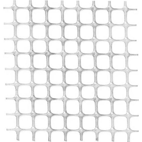 RETE IN PVC BIANCA QUADRA 10x10mm. - 50x1mt.