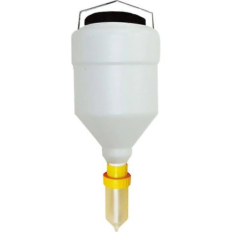 Bouteille à sauce de 5,5 L, distributeur de sauce suspendu à pression, blanc. (1/5)