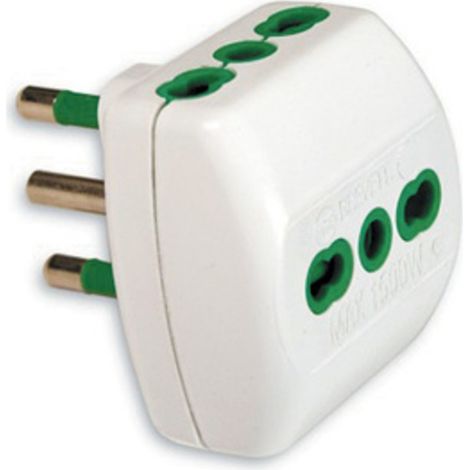 FME 87.180 BL ADATTATATORE 16A 2P+T 3 BIPASSO- FANTON- 1,0 pz