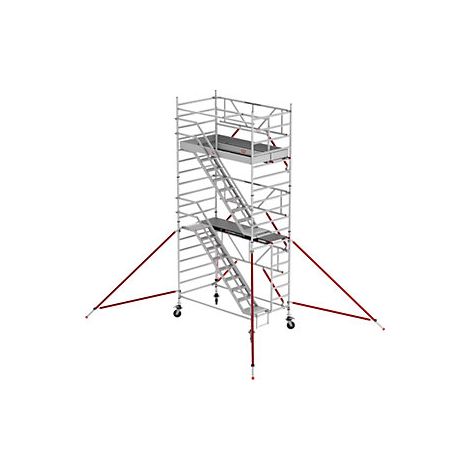 Altrex Treppengerüst RS Tower 53-S Aluminium Safe-Quick mit Fiber-Deck Plattform 6,20m AH 1,35x2,45m (1/2)