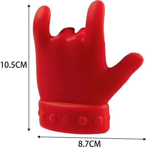 Lot de 1 Lève-Couvercle Casserole en Silicone Anti-DéVersement, Porte-Cuillère Cuisine, Contre Les éclaboussures Support Couvercle Résistant à la Chaleur, Bouchon Gadgets Cuisine (1/5)