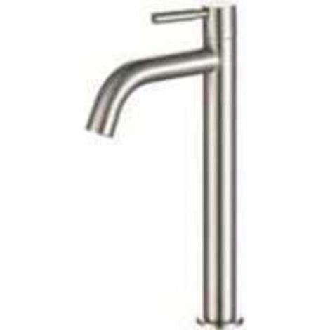 Rubinetto monocomando per lavello in acciaio inox per acqua fredda - Rubinetto monocomando per bagno in acciaio inox (1/5)