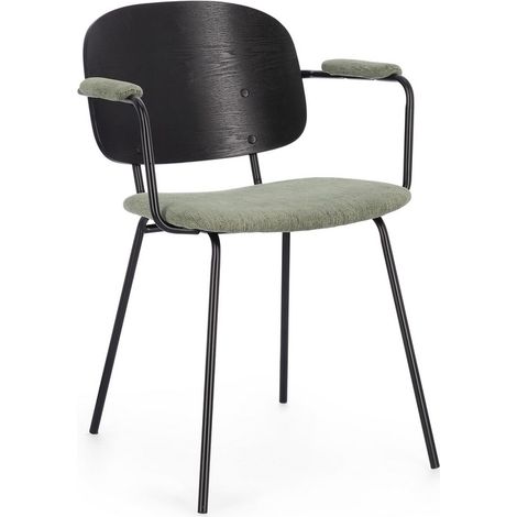 SEDIA CON BRACCIOLI SIENNA VERDE (1/5)
