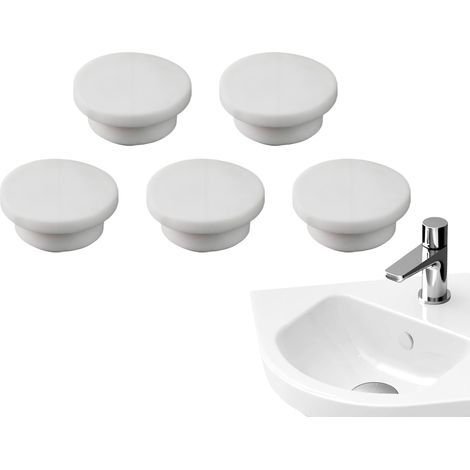 Drain Stopper Bathtub Stopper Plug 5 Pieces Silicone Side