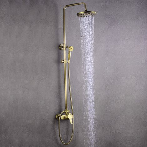 Ensemble de douche de salle de bain, Ensemble de douche vintage, Ensemble de douche mural (1/5)