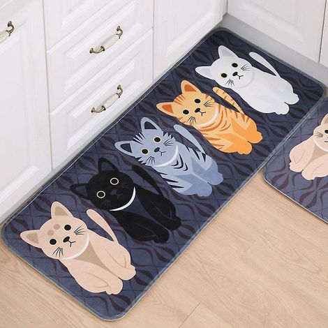 Tapis de cuisine antidérapant, tapis de salon, tapis de cuisine, tapis de sol, tapis de chambre, tapis de porte à ventouse (1/5)