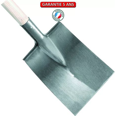 Polierter Nantes-Spaten 26 ohne Stiel OUTILS PERRIN