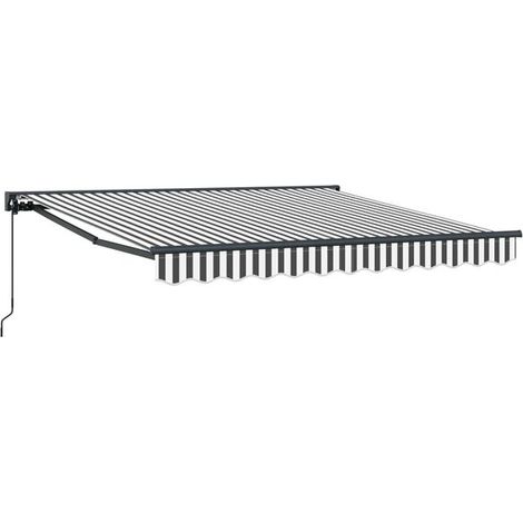 Cadre de store gris anthracite et blanc, 300 x 250 cm (1/5)