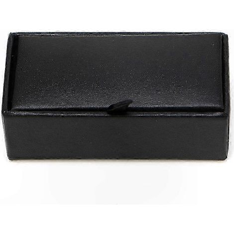 Manschettenknopf- und Accessoiresetui, Schmuckaufbewahrungsbox aus Kunstleder, Geschenkbox für Ringe, Krawattenklammern und Uhren, eleganter Präsentationsständer, tragbarer Organizer-Koffer. (1/4)