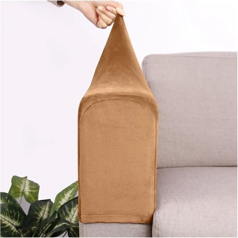 Copridivano, copribraccioli per divano, set da 2 pezzi, protezione per bracciolo, copribracciolo, bracciolo del divano, copribracciolo, guanti per bracciolo del divano, copridivano elasticizzato, elas (1/5)