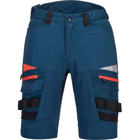 Pantalones cortos de trabajo Portwest Holster Stretch DX4 - 46 - Azul claro
