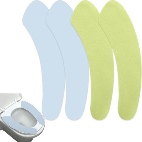 1 Coussin chauffant pour siège de toilette, lavable et réutilisable, ajustable, pour salle de bain (1/5)