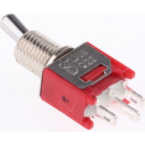 Interrupteur à levier RS PRO, On-On, 1RT, 3 A @ 120 V c.a. ( Prix pour 1 ) (1/2)