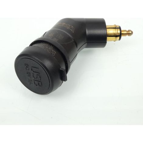 Adapter DIN ISO 4165 Steckdose Ø12mm mit Doppel-USB 5V 2A für (1/3)