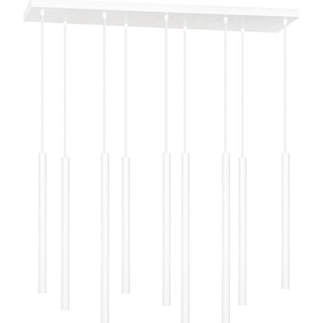 Lampada a Sospensione Selter, Acciaio verniciato a polvere, Bianco, 92x120x22 cm (1/5)