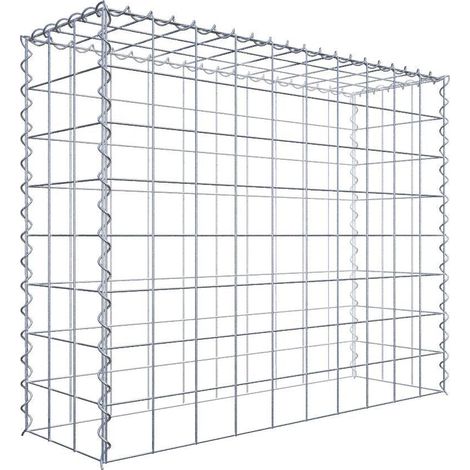 Gabiondeco - Gabion - Element de prolongation en hauteur 100 cm x 80 cm x 30 cm (L x H x P). maille 10 x 10 cm. Spirale. Attention : il manque une grille - Made in Ge... (1/5)