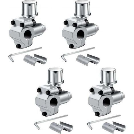 pair Valves de piercing BPV-31 pour réfrigérateur de climatisation - compatibles avec les tuyaux de 1/4, 5/16, 3/8\", remplace BPV31, BPV31D, GPV14, GPV31, GPV38, GPV56, MPV31/paquet de 4