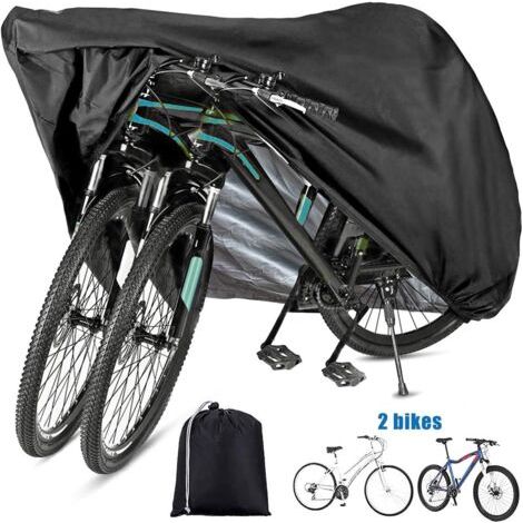 Sollbry – Housse de vélo imperméable pour 2-3 vélos – Protection UV et anti-pluie – Matériau 180T – Conception de sécurité avec trou de verrouillage - 1890T