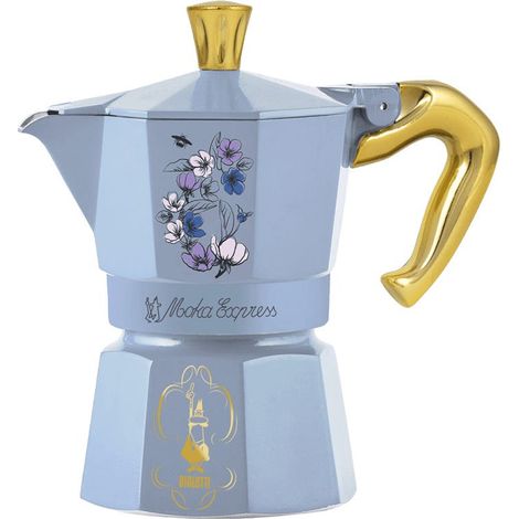 BIALETTI Caffettiera Moka Express 3 Tazze Edizione Bridgerton