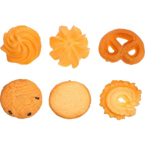 6pièces Aimants Frigo Décoratifs Forme de Biscuit Magnets Réfrigérateur Résistants et Compacts pour Maison Accessoires Créatifs et Pratiques pour Notes et Photos (1/5)