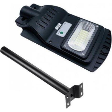 Luminaire LED urbain solaire 10W IP65 (Barre métallique incluse) - Blanc Froid 6000K - 8000K - SILAMP