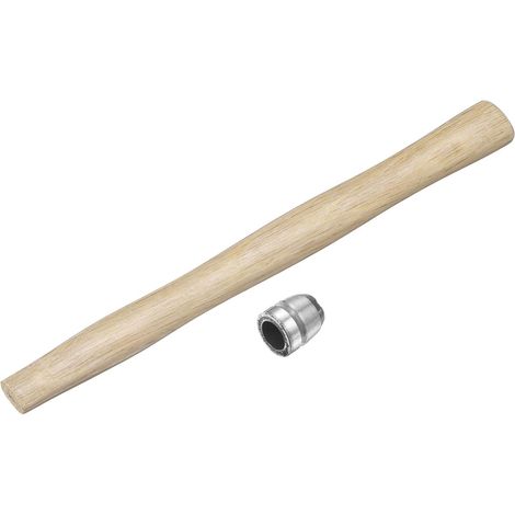 En Bois 10.8" Manches De Remplacement En Bois Outils De Hache  Pour Maillet Avec Cales Rondes Pour Tête Ronde Ou Octogonale De 0.4lb, Charpente Menuiserie Construction Bricolage (1/5)