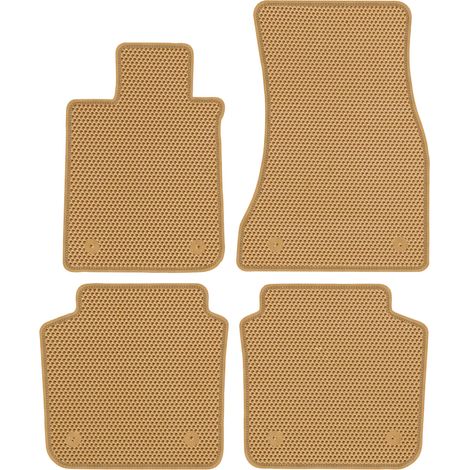 BMW S7 G12 Langversion (2015–2022). Spezielle Fußmatten – EVA-Wabenbeige (1/5)