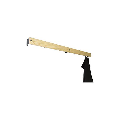 Perchero de ganchos  madera de pino  longitud 1500 mm  pieza