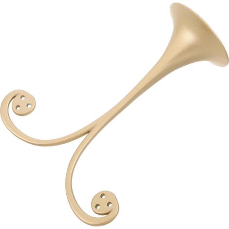 Elegant Gold Metal Earring Display Stand with 6 Holes, Lightweight and Repositionable Vertical Structure for Boutique or Online Store (1/5)