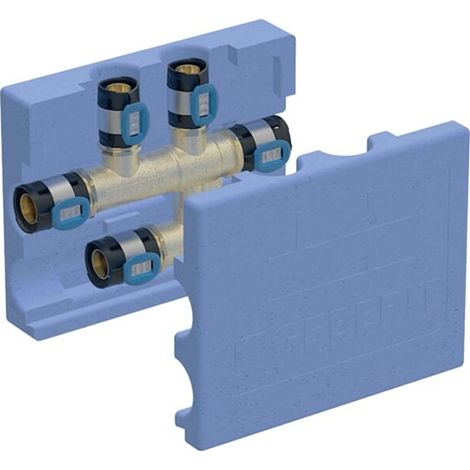 Geberit 619312001 FlowFit Té de raccordement avec boîte d'isolation (1/4)
