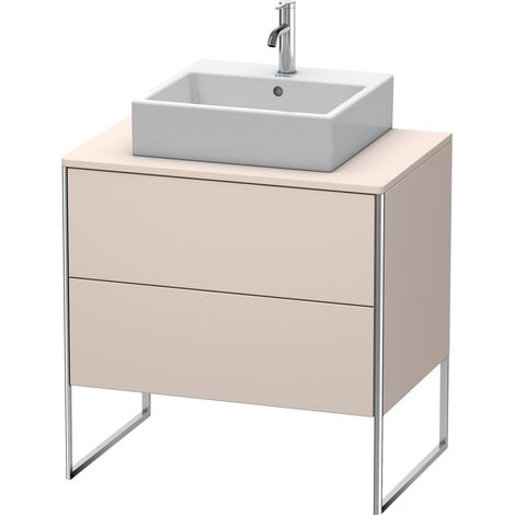 Duravit XSquare Meuble sous-vasque sur console au sol, 2 tiroirs,