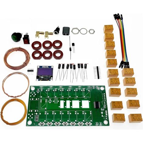 Machine et kits 1,8-50 MHz ATU100mini Tuner d'antenne automatique par 7 x 7 3.2 Firmware programmé OLED(100 Kit) (1/4)