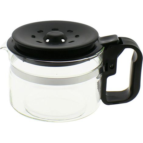 Verseuse couleur noire avec couvercle adaptable 12-15 Tasses A03BLACK pour Cafetière - Expresso broyeur (1/2)