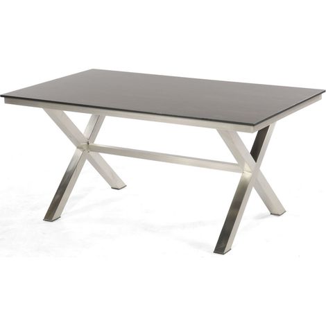 Sonnenpartner Gartentisch Base-Spectra 160x90 cm Edelstahl Tischsystem