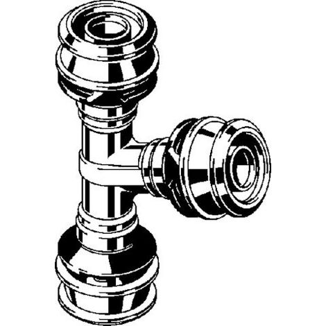 VIEGA 647612 Té en T avec raccord SC Raxofix (1/3)