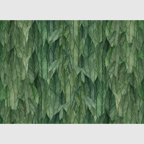 Papier peint intissé - Dense et luxuriant - 375x270 cm (1/4)
