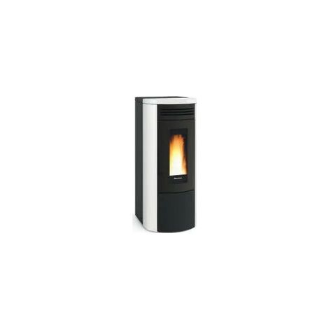 Extraflame Nordica 1291100 Costanza Idro 5.0 Termostufa a Pellet Ermetica 16 kW 459 m³ Classe A+ Wi-Fi colore Bianco
