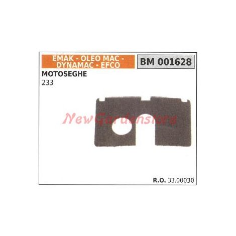EMAK Luftfilter OLEOMAC Kettensäge OLEO-MAC 233 3300030 original