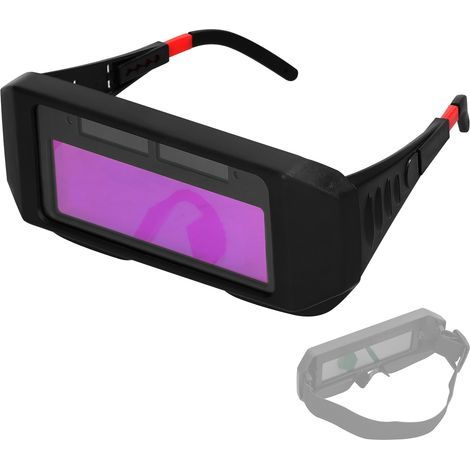 Welding Goggles, Automatic Welder's Mask, Self-Darkening Solar Lenses, Welder's Glasses for Eye Protection (1/5)