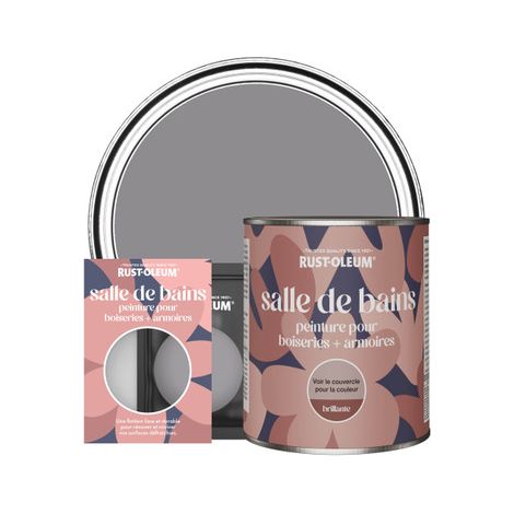 Peinture pour Boiseries & Armoires de Salle de Bains, Finition Brillante - Iris (1/3)