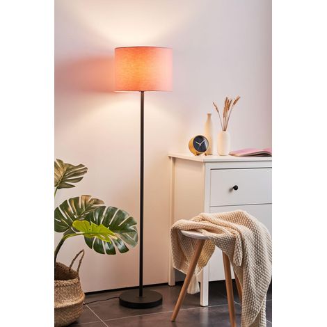 48084 Grand Reverie lampadaire max 20 W E27 Noir/Rose 230 V Tissu/Métal (1/5)