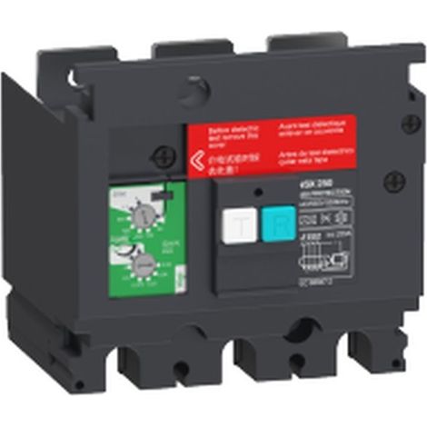 Interruptor VIGI NSX100/160 3 polos 220-440VCA 0,03-10A de corriente ajustable